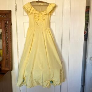 Vintage Belle Beauty and the Beast Ballgown Disney Princess Hoop Skirt Halloween
